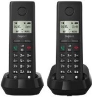 Gigaset Pure Duo 200 Wireless DECT Asztali telefon - Fekete
