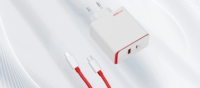 OnePlus USB-A + Type-C Hálózati Gyorstöltő Adapter 100W - Fehér / Piros
