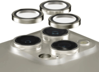 PanzerGlass Hoops Natural Metal Apple iPhone 15 Pro / 15 Max kameravédő üveg