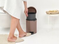 Brabantia Newicon 5 literes pedálos fém szemetes - Taupe