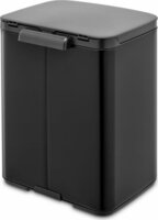 Brabantia BO 7 literes Fali / Álló fém szemetes - Matt fekete