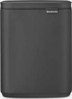 Brabantia BO 7 literes Fali / Álló fém szemetes - Szürke