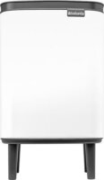 Brabantia BO 7 literes Soft-Touch Nyitó- és Zárórendszerű fém szemetes - Fehér