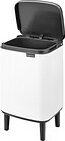 Brabantia BO 7 literes Soft-Touch Nyitó- és Zárórendszerű fém szemetes - Fehér