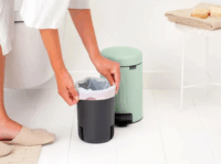 Brabantia Newicon 3 literes pedálos fém szemetes - Jade zöld