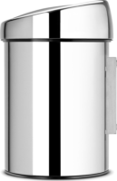 Brabantia Touch 3 literes érintőfedeles fém szemetes - Fényes acél