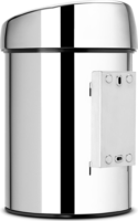 Brabantia Touch 3 literes érintőfedeles fém szemetes - Fényes acél