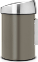 Brabantia Touch 3 literes érintőfedeles fém szemetes - Platina