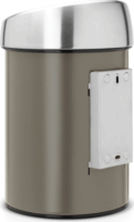 Brabantia Touch 3 literes érintőfedeles fém szemetes - Platina