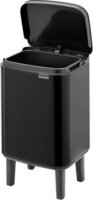 Brabantia BO HI 4 literes Lábakon álló fém szemetes - Matt fekete