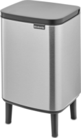 Brabantia BO HI 7 literes Lábakon álló fém szemetes - Matt Szürke