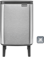 Brabantia BO HI 7 literes Lábakon álló fém szemetes - Matt Szürke