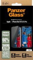 PanzerGlass Privacy Apple iPhone 16e / 14 / 13 /13 Pro kijelzővédő fólia