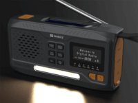 Sandberg Survivor All-in-1 4500 hordozható FM / DAB Zsebrádió - Fekete