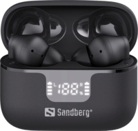 Sandberg 126-52 Bluetooth Fülhallgató Headset Töltőtokban - Fekete