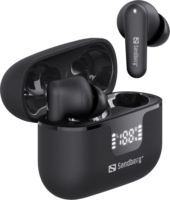 Sandberg 126-52 Bluetooth Fülhallgató Headset Töltőtokban - Fekete
