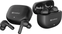 Sandberg 126-51 Play n Go Bluetooth Fülhallgató Headset Töltőtokban - Fekete