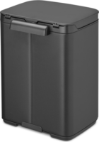 Brabantia BO 4 literes Fali / Álló fém szemetes - Szürke