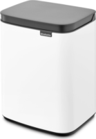 Brabantia BO 4 literes Fali / Álló fém szemetes - Fehér