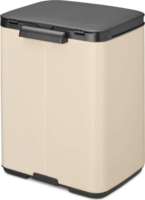 Brabantia BO 7 literes Fali / Álló fém szemetes - Bézs