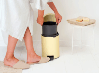Brabantia Newicon 5 literes pedálos fém szemetes - Mézsárga