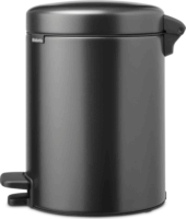 Brabantia Newicon 5 literes pedálos fém szemetes - Sötétszürke