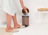 Brabantia Newicon 3 literes pedálos fém szemetes - Taupe