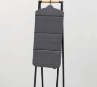 Brabantia 23 17 28 Összecsukható gőzölős vasalódeszka - Borsfekete