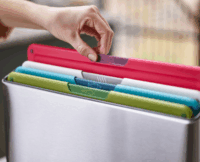 Joseph Joseph Folio Icon Steel 4 darabos Vágódeszka készlet - Vegyes színek