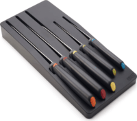 Joseph Joseph Elevate Rozsdamentes acél késkészlet 5 darabos - Fekete