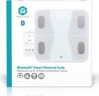 Nedis Smart Life Smart Digitális Személymérleg Max 180kg - Fehér