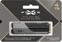 Silicon Power 4TB XS75 2280 NVMe PCIe M.2 SSD Hűtőbordával