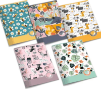 PD School Animals 32 lapos A5 sima füzet - Többféle