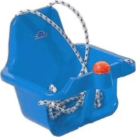 Támlás Műanyag gyerek hinta dudával - Kék