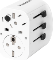 Yenkee YAT UN1 Univerzális Utazó Adapter - Fehér
