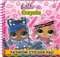 L.O.L. x Crayola Divat matricás foglalkoztató füzet