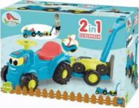 Écoiffier Traktor pótkocsival és fűnyíróval Gyerek járgány - Kék