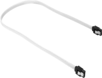 Sharkoon SATA III kábel 0.3m (SATA III apa - SATA III apa) - Fehér