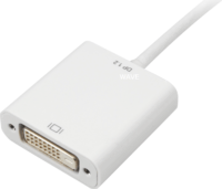 Sharkoon Mini Displayport apa - DVI-D anya Adapterkábel 0.15m - Fehér