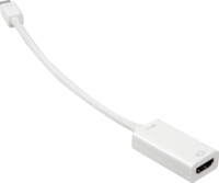 Sharkoon Mini Displayport apa - HDMI anya Adapterkábel 0.15m - Fehér