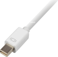 Sharkoon Mini Displayport apa - HDMI anya Adapterkábel 0.15m - Fehér