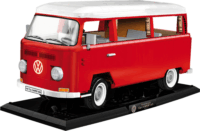 COBI Volkswagen T2a Camper Van Executive Edition 2775 darabos építőjáték 1:12 - Piros/Fehér