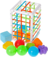 Huanger Szenzoros formaválogató kocka 13 darabos bébijáték