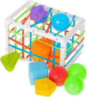 Huanger Szenzoros formaválogató kocka 13 darabos bébijáték