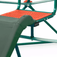 Plum Deimos Fém kupolamászóka csúszdával 261 x 182 x 90 cm - Zöld