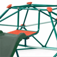 Plum Deimos Fém kupolamászóka csúszdával 261 x 182 x 90 cm - Zöld