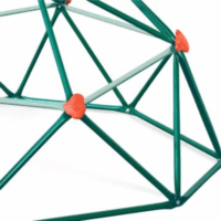 Plum Deimos Fém kupolamászóka csúszdával 261 x 182 x 90 cm - Zöld