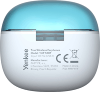 Yenkee Everplay YHP 10BT TWS Wireless In-Ear Fülhallgató Headset töltőtokban - Fehér/Átlátszó