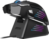 MSI VERSA PRO W Gaming Egér és Mouse Dock Pro dokkolóval - Fekete