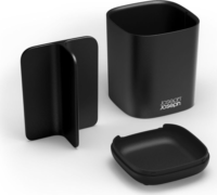 Joseph Joseph EasyStore 3 rekeszes fogkefe tartó - Fekete